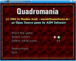 Quadromania v0.3 (GNU/Linux version)