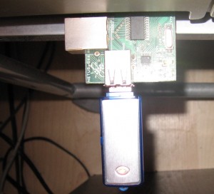 Netusbee mit USB Stick (Atari Falcon 030)