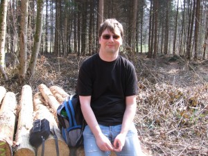 Ich auf unserer Wanderung am 25.3.2012