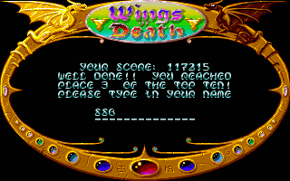 SSB scores 117215 at Wings of Death (Atari ST)